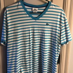Men’s Lacoste V-Neck T!!